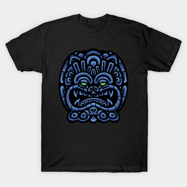 Aztec Monster T-Shirt by Pingolito